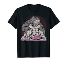 Load image into Gallery viewer, Men's T Shirt Tee Dished DJ Gorilla for Youth