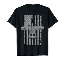 Load image into Gallery viewer, A-10 Thunderbolt II Warthog Vintage Flag Airplane T-Shirt