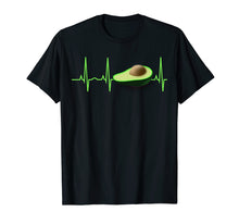 Load image into Gallery viewer, Avocado T-Shirt - Best Avocado Heartbeat T-Shirt Gift Tee