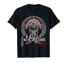 Load image into Gallery viewer, Hustle 247 shirt Native American Hip Hop hustlers Tee