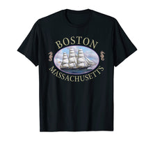 Load image into Gallery viewer, Boston Massachusetts Nautical t-shirt