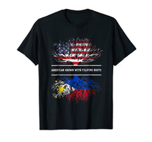 Load image into Gallery viewer, American Grown With Filipino Roots T-Shirt Philippines Tee