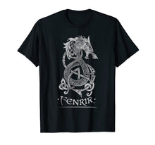 Load image into Gallery viewer, Fenrir T-Shirt Wolf Norse Mythology Viking Odin Thor Tshirt
