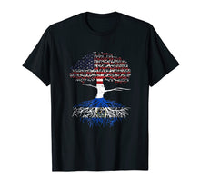 Load image into Gallery viewer, American Heart Salvadorean Roots Patriot USA El Salvador Tee
