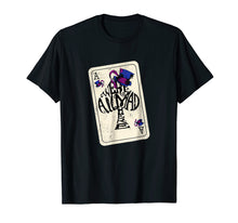 Load image into Gallery viewer, Mad Hatter We're All Mad Here Ace of Spades T-Shirt