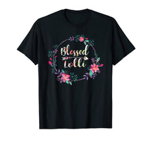 Load image into Gallery viewer, Blessed Lolli T-Shirt With Floral, Heart Mother's Day Gift