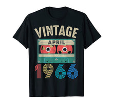 Load image into Gallery viewer, April 1966 shirt Vintage 53rd Birthday Gift Ideas Men Women