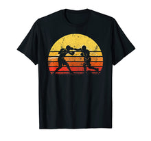 Load image into Gallery viewer, Vintage Retro Boxing Player Boxer Silhouette Sun TShirt Gift