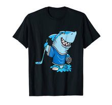 Load image into Gallery viewer, Funny Hockey Shark T-Shirt Hockey Shark Lovers Gift