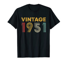Load image into Gallery viewer, 68th Birthday Gift Idea Vintage 1951 T-Shirt Men Women