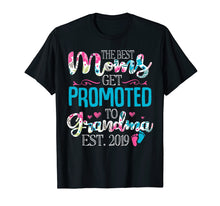 Load image into Gallery viewer, Promoted to Grandma Est 2019 New Grandma T-Shirt Mothes Day