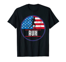 Load image into Gallery viewer, USA Flag Running Track & Field Shirt For Patriotic Runners
