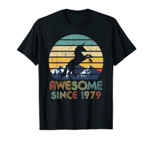 Load image into Gallery viewer, 40th Birthday Unicorn Awesome Since 1979 40 Years Old TShirt