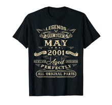 Load image into Gallery viewer, Legends Born In May 2001 18 Yrs Old 18th Birthday Shirt A1