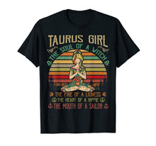 Load image into Gallery viewer, Taurus Girl The Soul Of A Witch Birthday Women Love Yoga