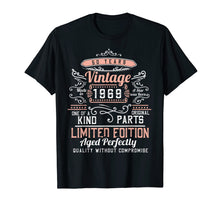 Load image into Gallery viewer, Made In 1969 50 Years Old Vintage 50th Birthday Gift T-Shirt