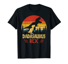 Load image into Gallery viewer, Dadasaurus Rex Tshirt Funny Dinosaur Fathers Day Shirt Gift