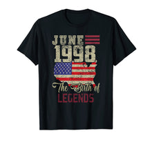 Load image into Gallery viewer, Born In June 1998 Birthday T-Shirt