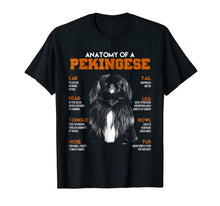 Load image into Gallery viewer, Anatomy Of A Pekingese Dogs T Shirt Funny Gift