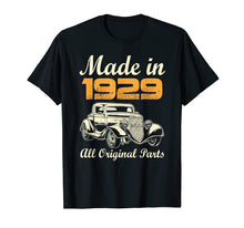Load image into Gallery viewer, All Original Parts T-Shirt Made In 1929 90th Birthday Gift