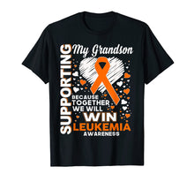 Load image into Gallery viewer, Supporting My Grandson - Leukemia Awareness shirt