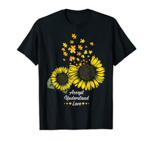 Load image into Gallery viewer, Autism Mom Dad Shirt Gifts Sunflower Autism Puzzle Piece