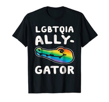 Load image into Gallery viewer, LGBTQIA ALLY-GATOR TSHIRT