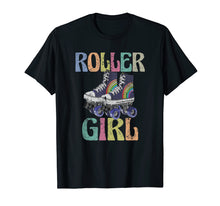 Load image into Gallery viewer, Retro Roller Girl T Shirt Vintage Skating 70s 80s Skate Gift