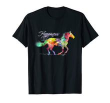 Load image into Gallery viewer, Horse Happiness T shirt Horse gifts Horse shirts Horse lover