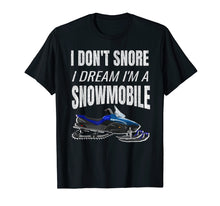 Load image into Gallery viewer, Snowmobile Enthusiast Snorer Distressed Shirt