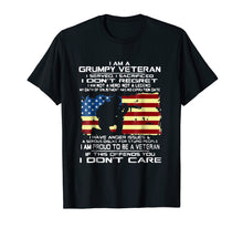 Load image into Gallery viewer, Veterans Day t shirt I am grumpy veteran