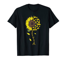 Load image into Gallery viewer, You are my sunshine t-shirt Cat sunflower