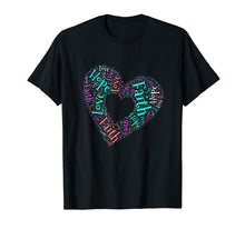Load image into Gallery viewer, Faith Hope Love Heart t shirt 1 Corinthians 13:13