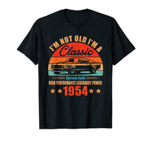 Load image into Gallery viewer, 65th Birthday Gift Ideas Classic 1954 T-shirt for Men Women