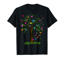 Load image into Gallery viewer, Butterflies Tree Awesome T shirt In St. Patrick's Day