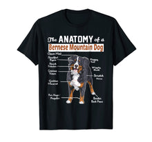 Load image into Gallery viewer, The anatomy of a Bernese Mountain Dog shirt