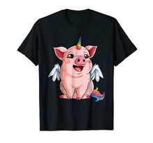 Load image into Gallery viewer, Pig Shirts for Girls Kids Women Pig Unicorn Piggycorn Gifts