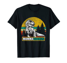 Load image into Gallery viewer, Mommasaurus T Shirt T Rex Momma Saurus Dinosaur Mom Dad
