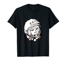 Load image into Gallery viewer, 1961 - Yuri Gagarin - First Man in Space T-Shirt Lineart
