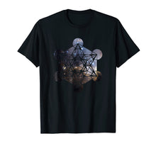 Load image into Gallery viewer, Metatrons Cube Nebula Outer Space Stars Universe T-Shirt