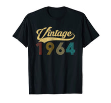 Load image into Gallery viewer, Vintage 1964 55th Birthday T Shirt Gift For Men Women