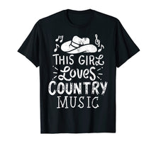Load image into Gallery viewer, Country Music Lover T-Shirt Western Hat Tee Musician Shirt