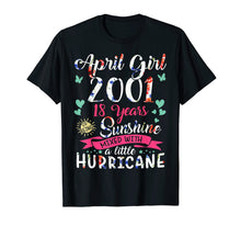 Load image into Gallery viewer, April Girls 2001 T Shirt 18 Years Old Awesome since 2001