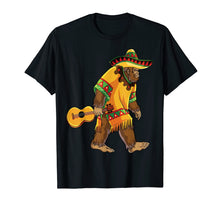 Load image into Gallery viewer, Bigfoot El Squatcho T shirt Sasquatch Cinco de Mayo Mexican