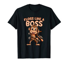 Load image into Gallery viewer, Floss Like A Boss T-Shirt Flossing Dance Monkey Floss Tee