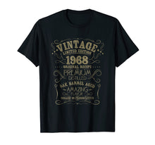 Load image into Gallery viewer, Vintage 1968 50th Birthday Shirt Grunge Distressed Gift Tee
