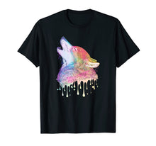 Load image into Gallery viewer, Wolf Shirt Wildlife T Shirt Colorful Wolves Gift Wild Animal