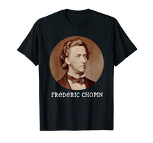 Load image into Gallery viewer, Frederic Chopin Composer Portrait T-Shirt