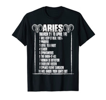 Load image into Gallery viewer, Aries Will Keep It Real T Shirt, I'm An Aries T Shirt