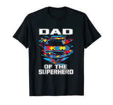 Load image into Gallery viewer, Super Dad Tshirt Autism Awareness Gift Father Superhero